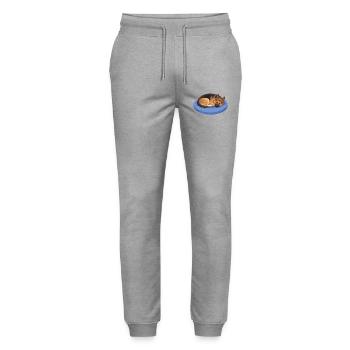 Berger allemand Détends-toi, détends-toi, ment - Pantalon de jogging bio MOVER Stanley/Stella unisexe - gris chiné - Devant - Marisol (170cm) & Nik (191cm)
