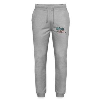 made in the 50s - Stanley/Stella Mover Unisex Organic Jogging Trousers - heather grey - Front - Marisol (170cm) & Nik (191cm)