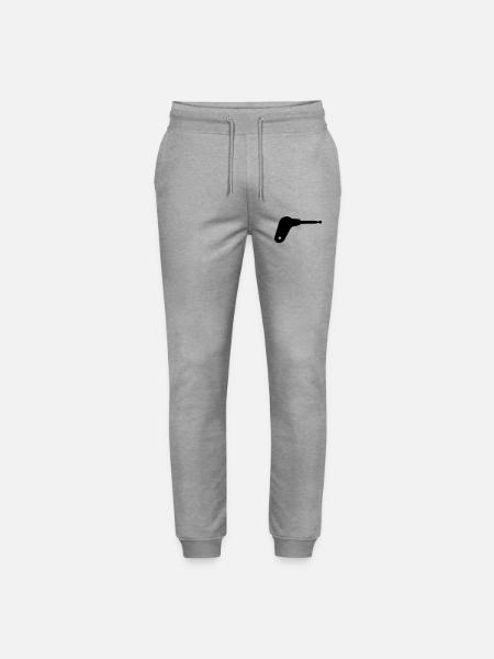 Oldtimer tractor ignition key - Stanley/Stella Mover Unisex Organic Jogging Trousers - heather grey