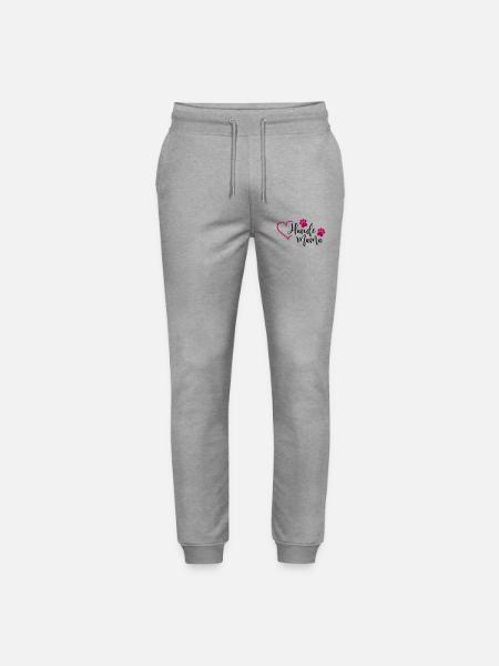 Hund Hunde Mama - Stanley/Stella Unisex Bio Jogginghose Mover  - Grau meliert