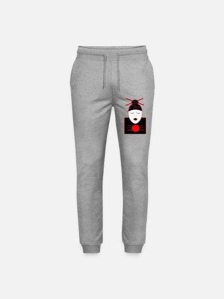 Japanese - Stanley/Stella Unisex Bio Jogginghose Mover - Grau meliert