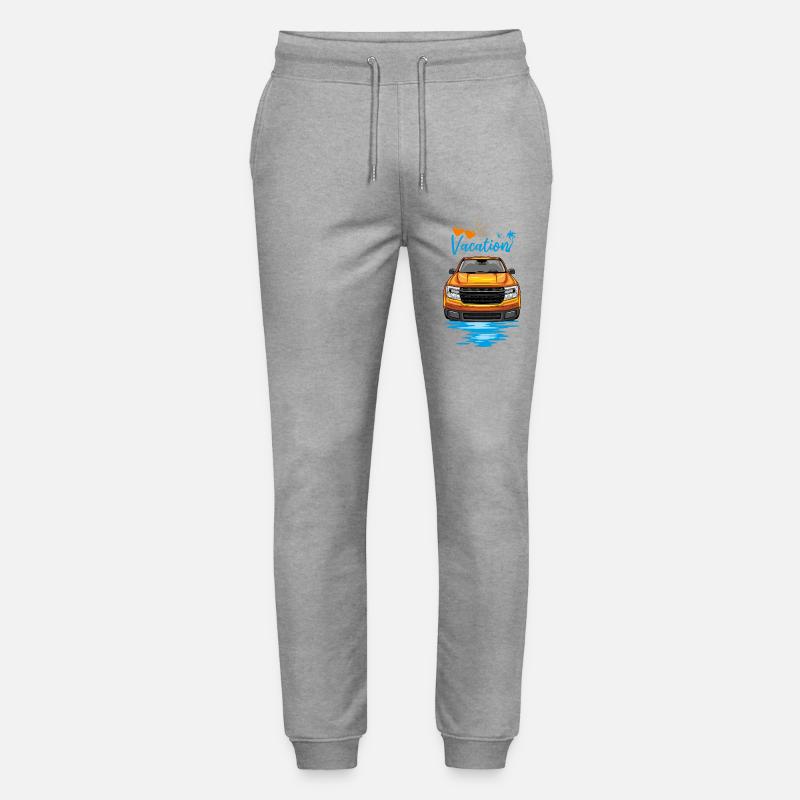 Vacances en camionnette - Pantalon de jogging bio MOVER Stanley/Stella unisexe - gris chiné