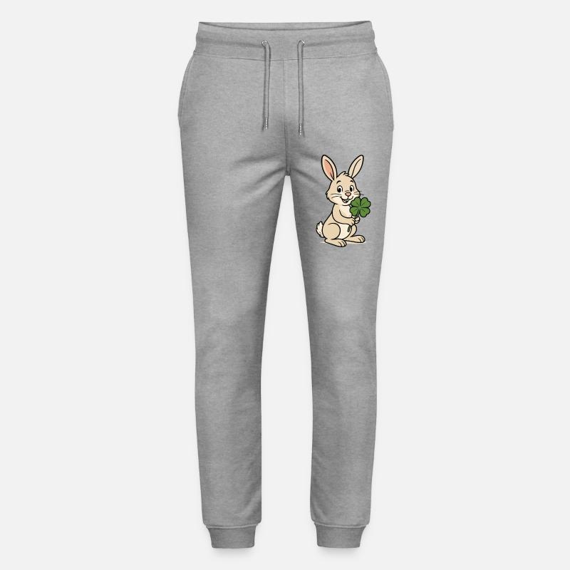 hase kleeblatt - Stanley/Stella Unisex Bio Jogginghose Mover  - Grau meliert