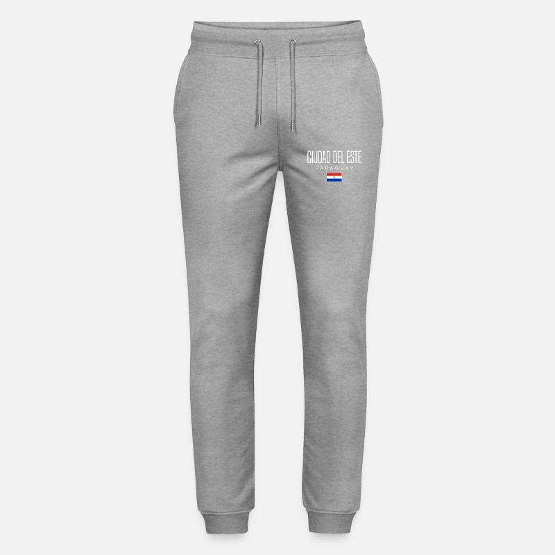 Ciudad del Este, Paraguay, Paraguayan - Stanley/Stella Mover Unisex Organic Jogging Trousers - heather grey