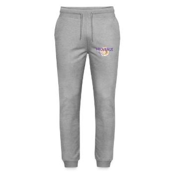 Summer in Provence - Stanley/Stella Mover Unisex Organic Jogging Trousers - heather grey - Front - Marisol (170cm) & Nik (191cm)