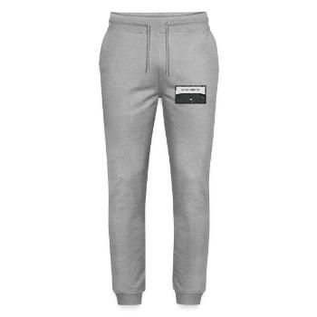 Snooker – Ruhe, Fokus, der perfekte Schuss - Stanley/Stella Unisex Bio Jogginghose Mover  - Grau meliert - Vorne - Marisol (170cm) & Nik (191cm)