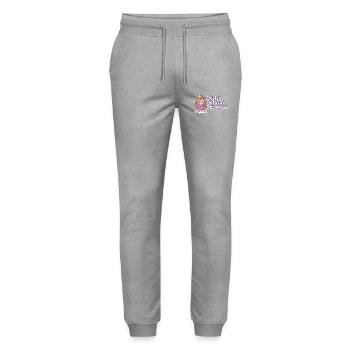 Idée cadeau Artist Graphic Petite Painter Princess - Pantalon de jogging bio MOVER Stanley/Stella unisexe - gris chiné - Devant - Marisol (170cm) & Nik (191cm)