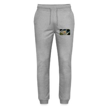 Roundabout Collage - Stanley/Stella Mover Unisex Organic Jogging Trousers - heather grey - Front - Marisol (170cm) & Nik (191cm)
