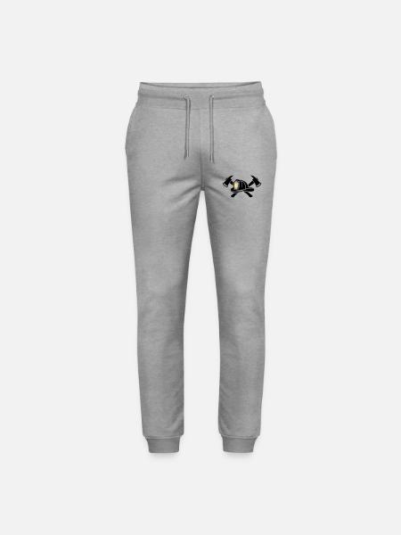 Casque de pompier Aexte Graphic - Pantalon de jogging bio MOVER Stanley/Stella unisexe - gris chiné