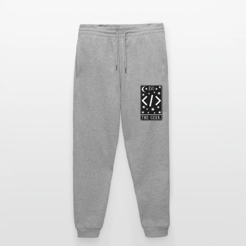 Programmer Tarot Card - Coding Geek Developer Code Stanley/Stella Mover Unisex Organic Jogging Trousers