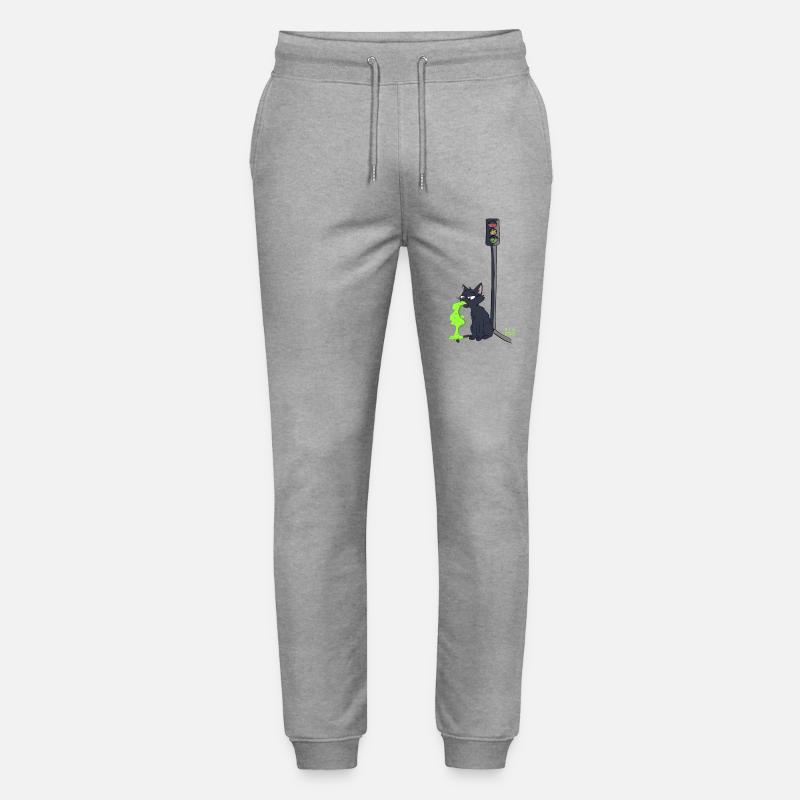 Chat malade Viazoo - Pantalon de jogging bio MOVER Stanley/Stella unisexe - gris chiné