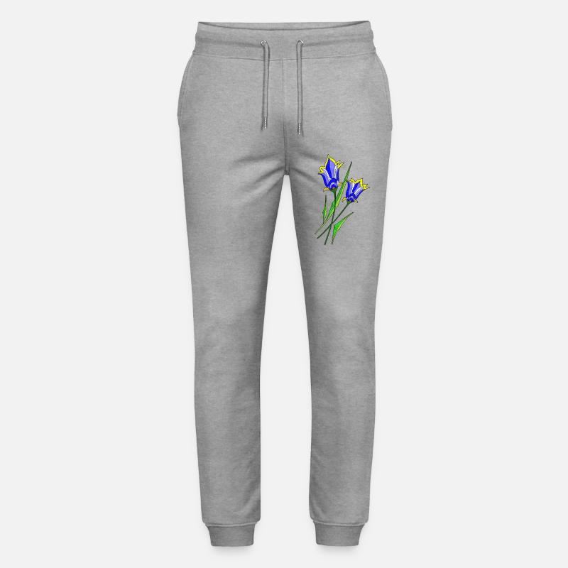 Blumen - Stanley/Stella Unisex Bio Jogginghose Mover  - Grau meliert