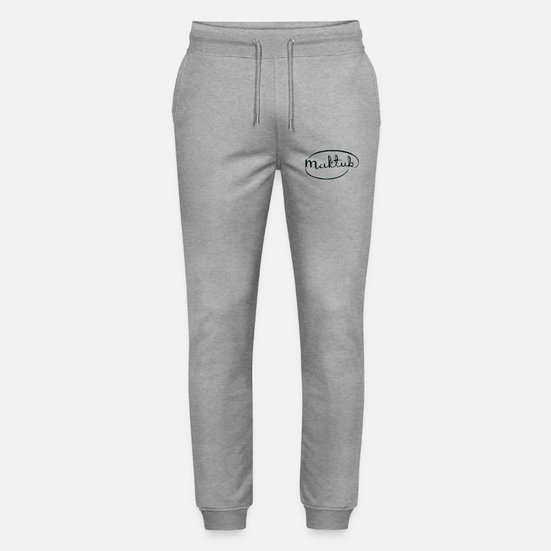 MakeKita Mint Script - Pantalon de jogging bio MOVER Stanley/Stella unisexe - gris chiné
