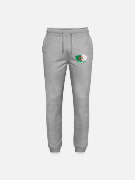 One, two, three, viva l'Algérie - Stanley/Stella Mover Unisex Organic Jogging Trousers - heather grey