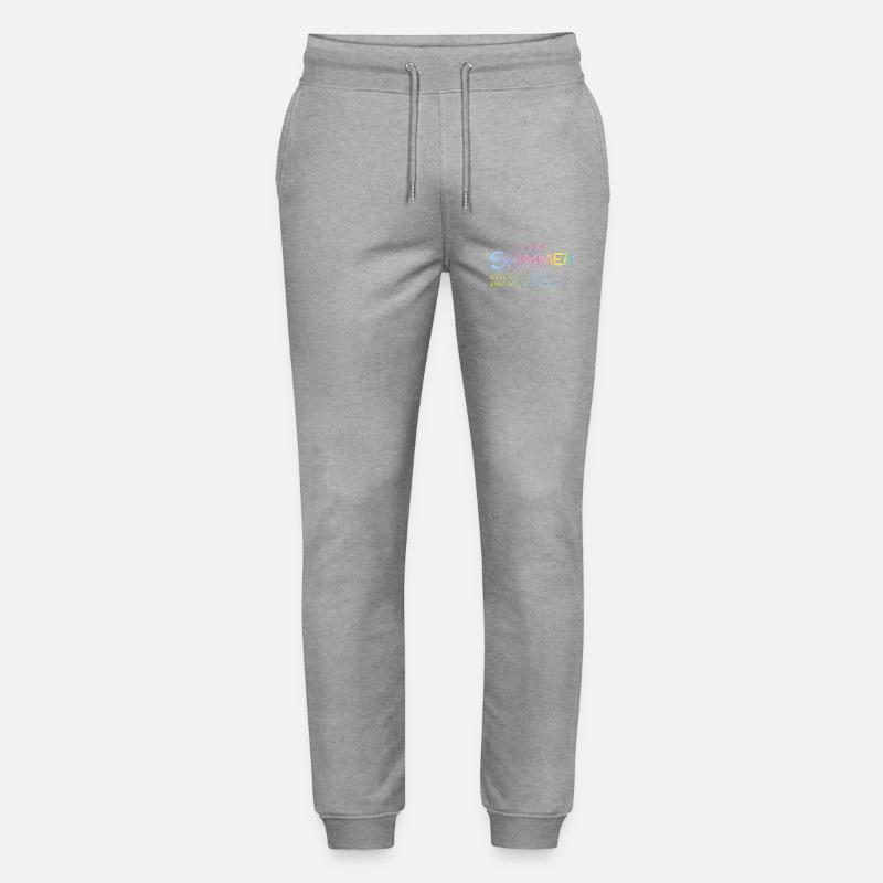 Endlich Sommer: Pastellfarben - Stanley/Stella Unisex Bio Jogginghose Mover  - Grau meliert