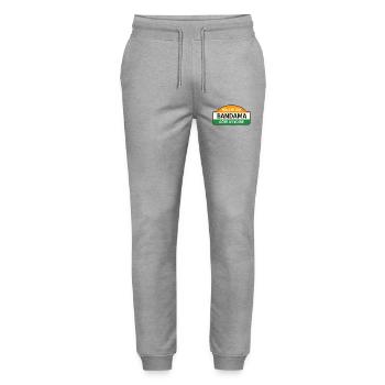 Bandama - Stanley/Stella Unisex Bio Jogginghose Mover  - Grau meliert - Vorne - Marisol (170cm) & Nik (191cm)
