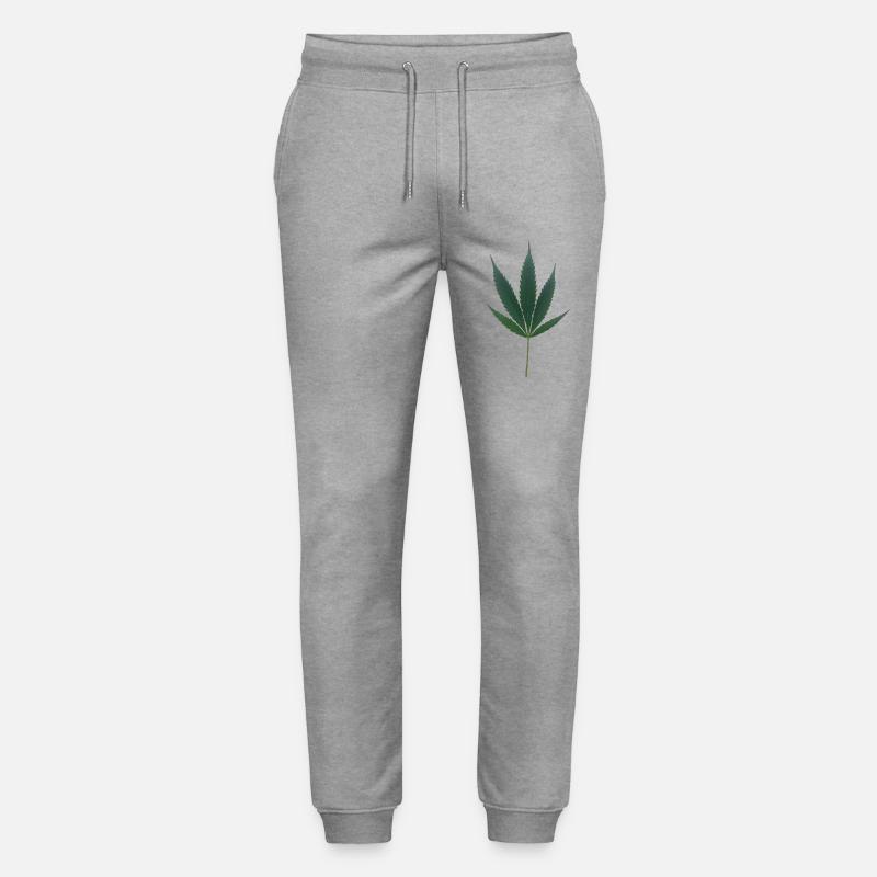 C’est l’heure du cannabis - Pantalon de jogging bio MOVER Stanley/Stella unisexe - gris chiné