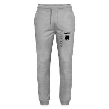 Definition dentist - Stanley/Stella Mover Unisex Organic Jogging Trousers - heather grey - Front - Marisol (170cm) & Nik (191cm)