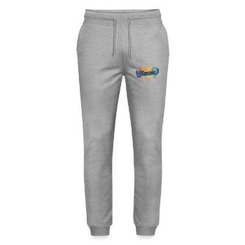Millésime 1997 - Pantalon de jogging bio MOVER Stanley/Stella unisexe - gris chiné - Devant - Marisol (170cm) & Nik (191cm)