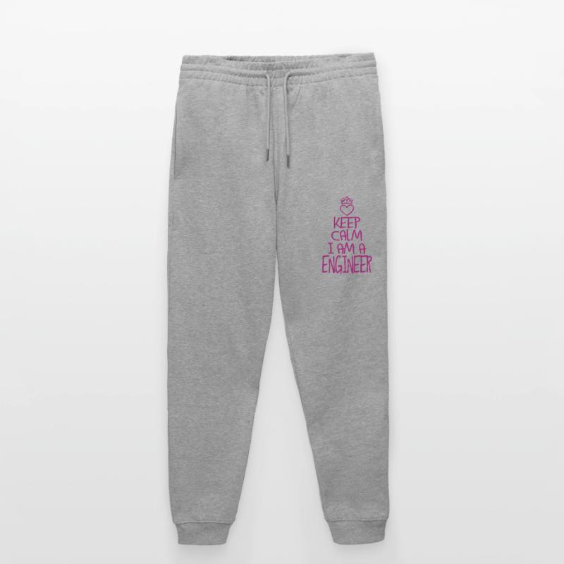 Keep Calm Engineer cool gift Stanley/Stella Mover Unisex Organic Jogging Trousers