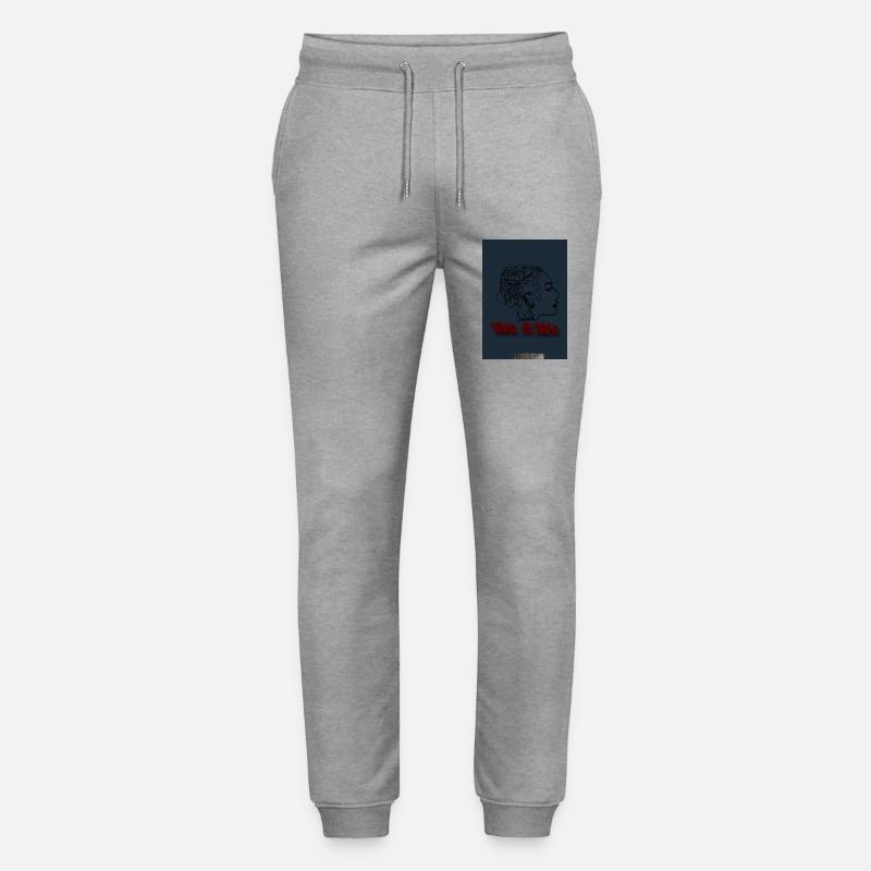 Tata B. Logo- tata.b.tate - Stanley/Stella Unisex Bio Jogginghose Mover  - Grau meliert