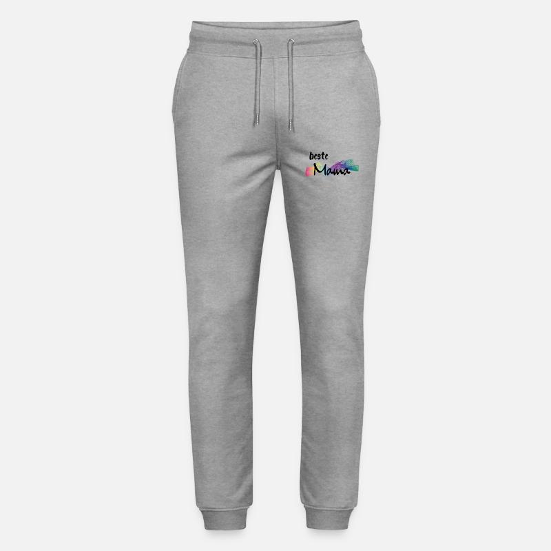 Beste Mama - best mummy - Stanley/Stella Unisex Bio Jogginghose Mover  - Grau meliert
