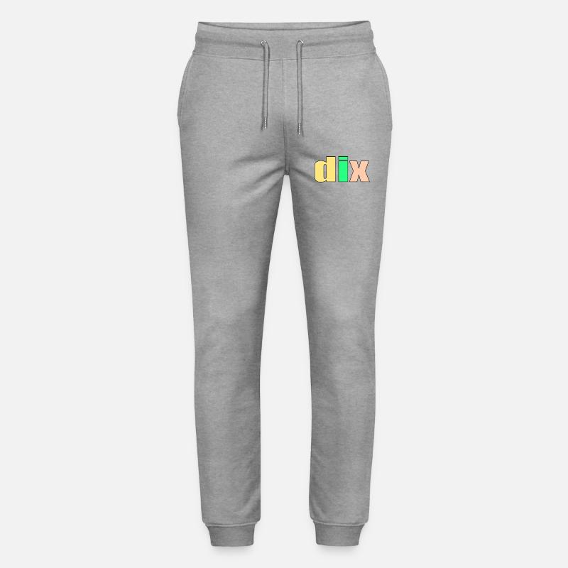 DIX 10 ans 10e anniversaire - Pantalon de jogging bio MOVER Stanley/Stella unisexe - gris chiné