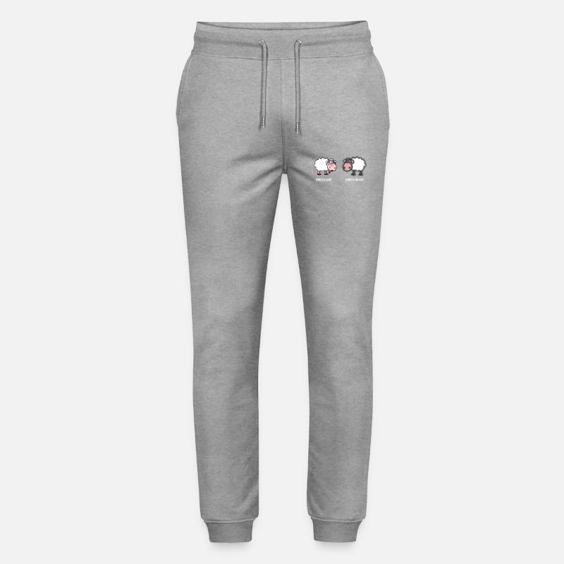 Pecore / Pecore | Gioco di parole - Pantaloni da jogger unisex ed ecologici Mover di Stanley/Stella - grigio melange