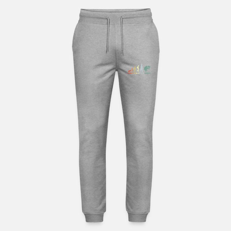 Plumber Evolution - Stanley/Stella Mover Unisex Organic Jogging Trousers - heather grey