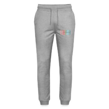 Trainerin Snowboard Snowboardtrainerin Geschenk - Stanley/Stella Unisex Bio Jogginghose Mover  - Grau meliert - Vorne - Marisol (170cm) & Nik (191cm)