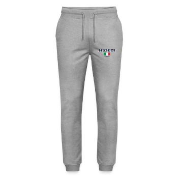 Florenz, Firenze - Stanley/Stella Unisex Bio Jogginghose Mover  - Grau meliert - Vorne - Marisol (170cm) & Nik (191cm)