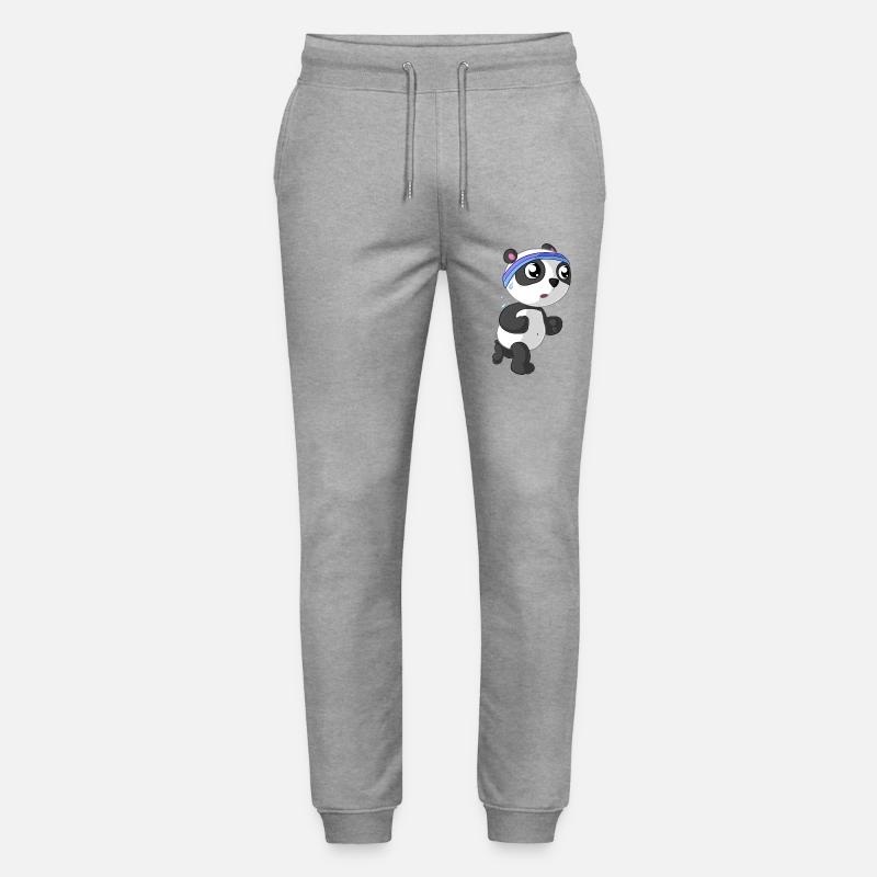 Panda de remise en forme - Pantalon de jogging bio MOVER Stanley/Stella unisexe - gris chiné