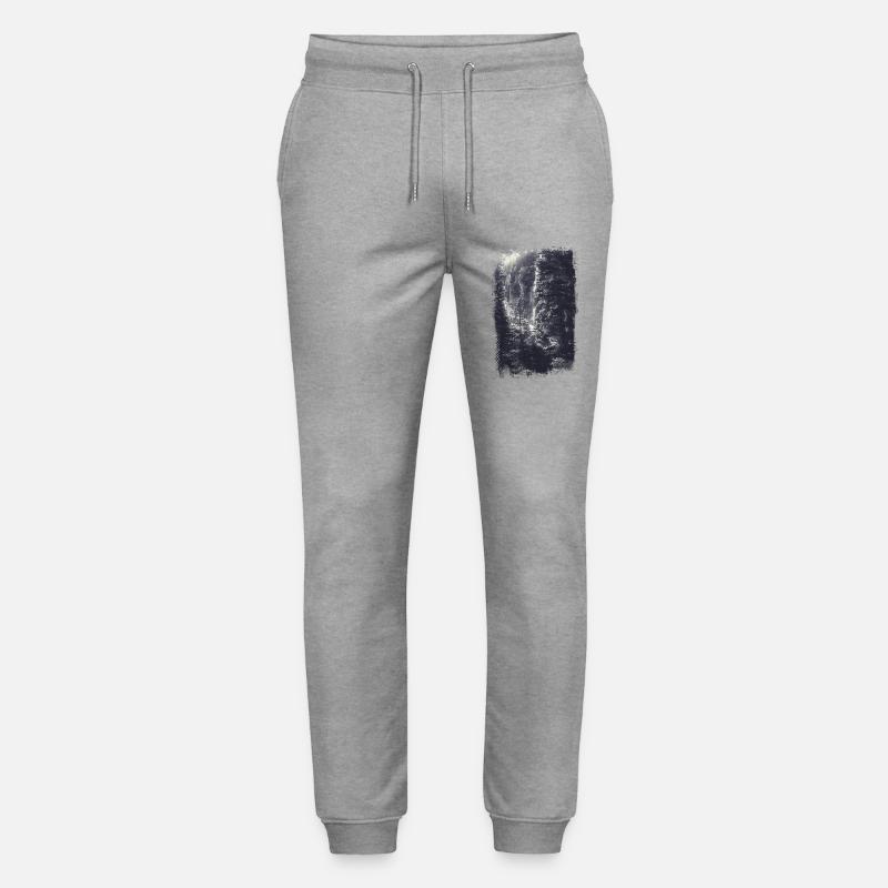 Wald Blick Landschaft - Stanley/Stella Unisex Bio Jogginghose Mover  - Grau meliert