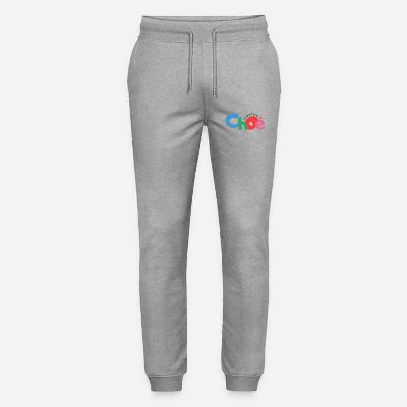 Choe Creative Text - Stanley/Stella Mover Unisex Organic Jogging Trousers - heather grey