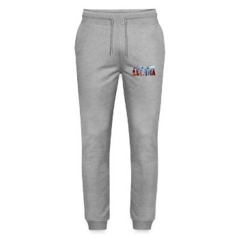 Grand Canyon, parc national de l’Arizona, États-Unis - Pantalon de jogging bio MOVER Stanley/Stella unisexe - gris chiné - Devant - Marisol (170cm) & Nik (191cm)