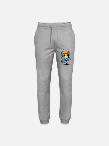 Jim the Walkman - Stanley/Stella Mover Unisex Organic Jogging Trousers - heather grey
