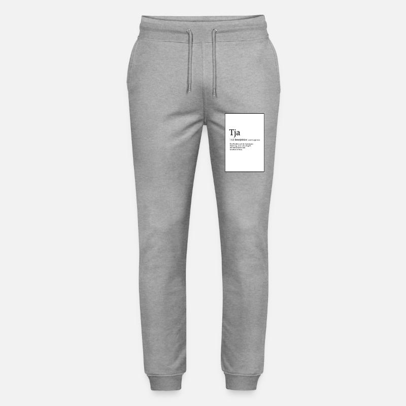 Tja - Stanley/Stella Unisex Bio Jogginghose Mover  - Grau meliert