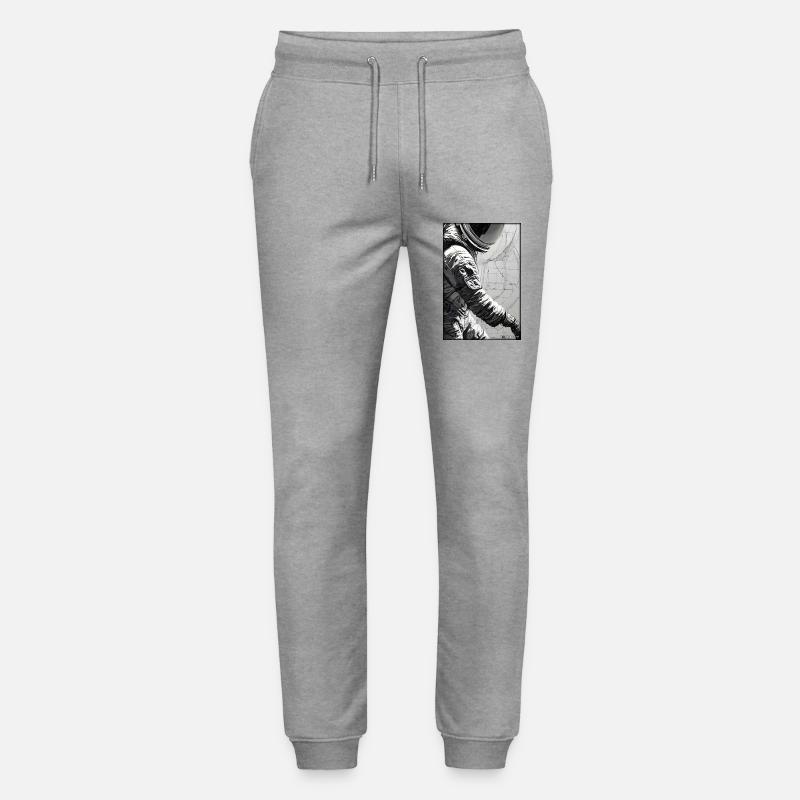 Astronaut Zukunft Sci-Fi Technik - Stanley/Stella Unisex Bio Jogginghose Mover  - Grau meliert