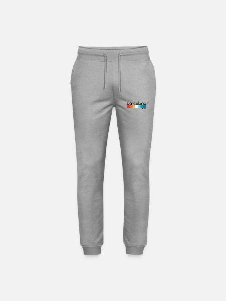 Barcelona - Spain - Spanien - Espana - Stanley/Stella Unisex Bio Jogginghose Mover  - Grau meliert