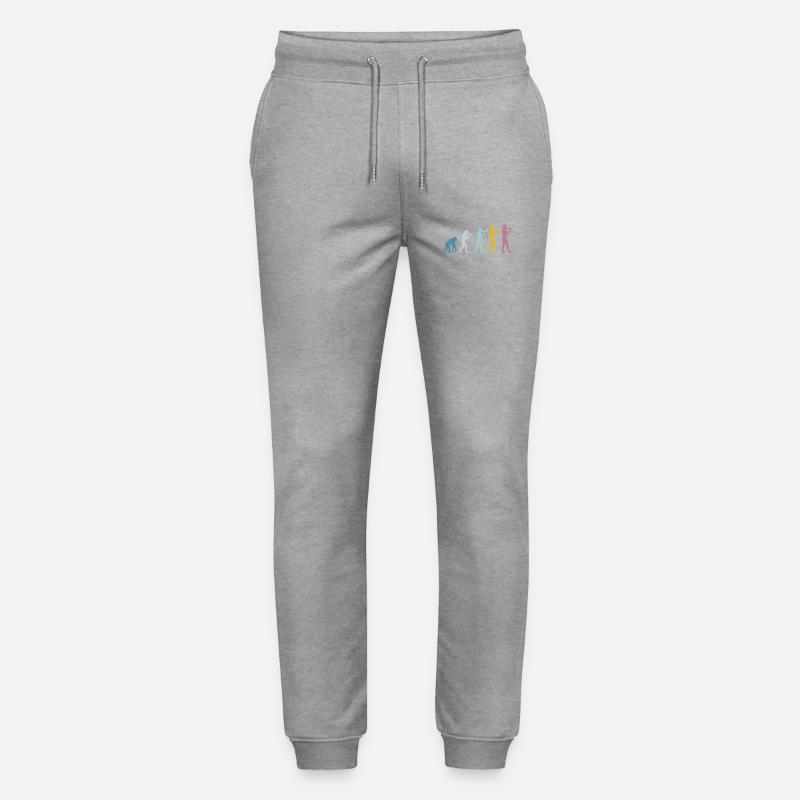 Trombone Evolution - Stanley/Stella Mover Unisex Organic Jogging Trousers - heather grey