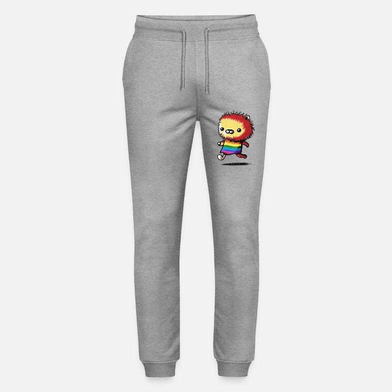 Regenbogen-Tier - Stanley/Stella Unisex Bio Jogginghose Mover  - Grau meliert