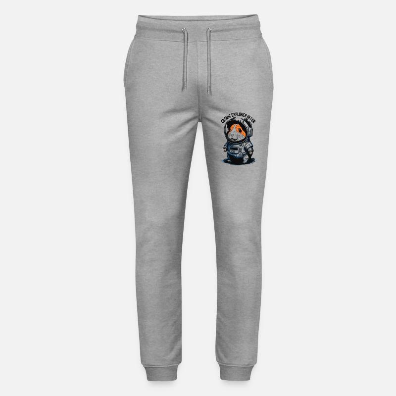 Voyageur de l’espace à fourrure - Pantalon de jogging bio MOVER Stanley/Stella unisexe - gris chiné