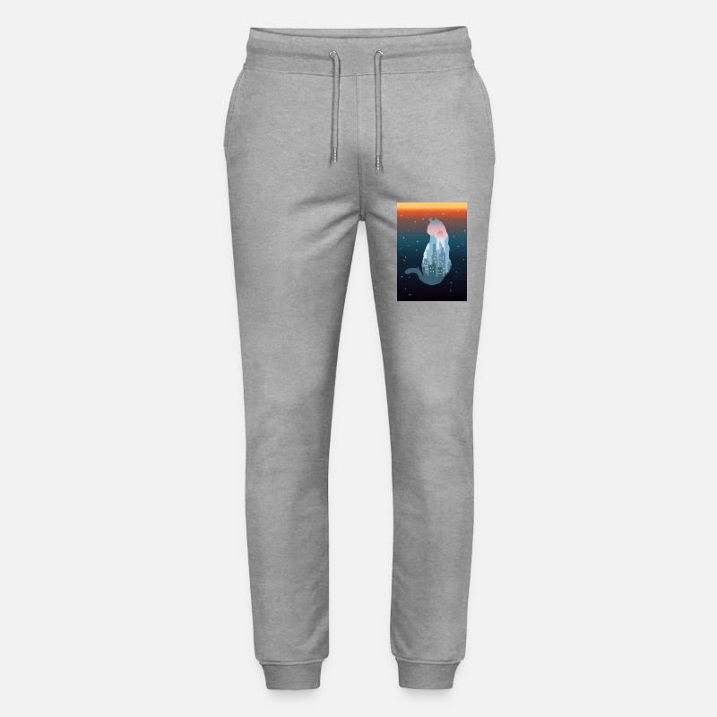 kitty - Stanley/Stella Unisex Bio Jogginghose Mover  - Grau meliert