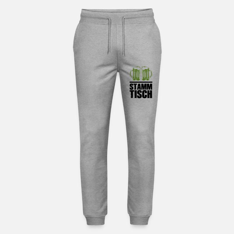 bier stammtisch - Stanley/Stella Unisex Bio Jogginghose Mover  - Grau meliert