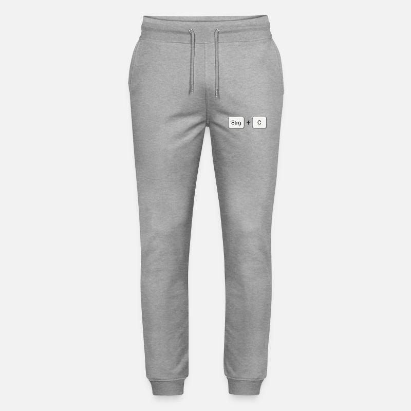 Combinaison de touches Copy Ctrl + C - Pantalon de jogging bio MOVER Stanley/Stella unisexe - gris chiné