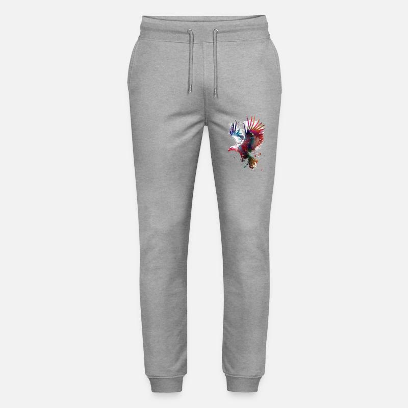 Vogeladler - Stanley/Stella Unisex Bio Jogginghose Mover  - Grau meliert