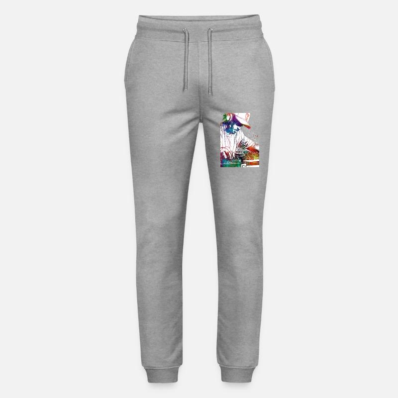 DJ-Musikkonsole - Stanley/Stella Unisex Bio Jogginghose Mover  - Grau meliert