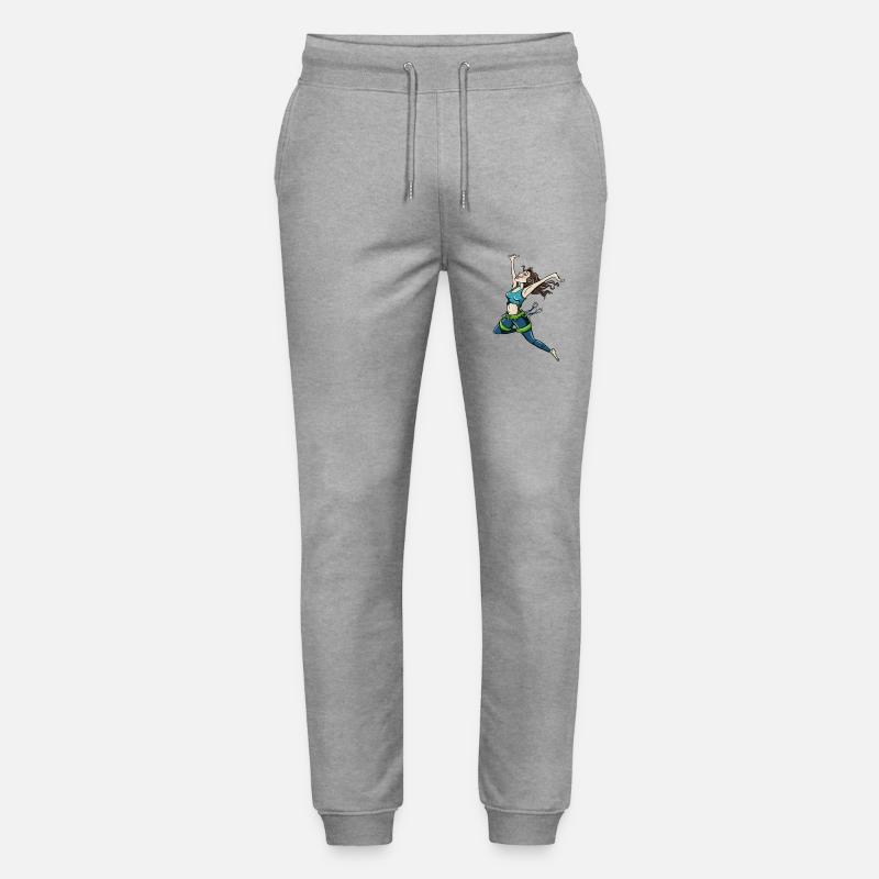 Successful Climb - Stanley/Stella Unisex Bio Jogginghose Mover  - Grau meliert