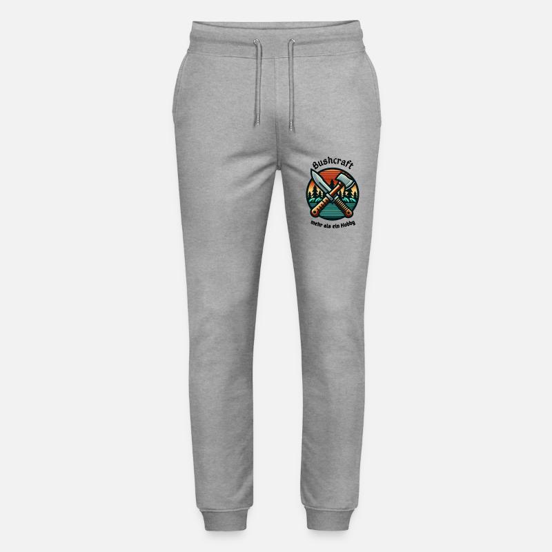 Bushcraft als Lebenseinstellung - Stanley/Stella Unisex Bio Jogginghose Mover - Grau meliert