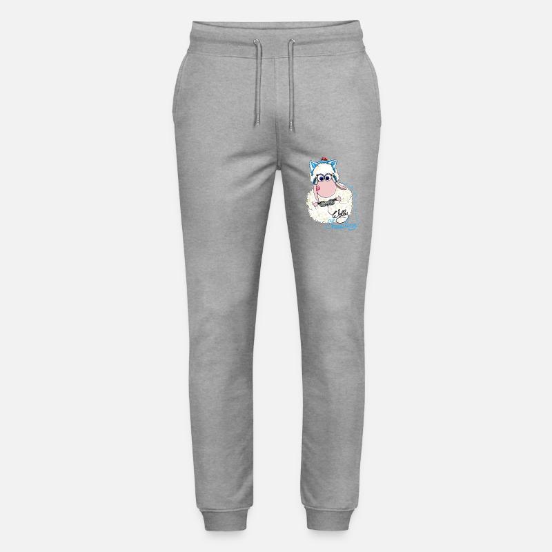 Wolly Sheepling zockt - Stanley/Stella Unisex Bio Jogginghose Mover  - Grau meliert